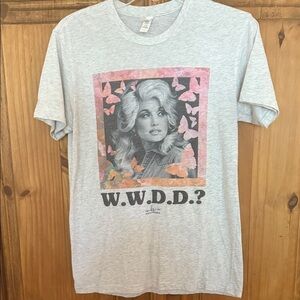 Next Level Apparel Gray Graphic Tee